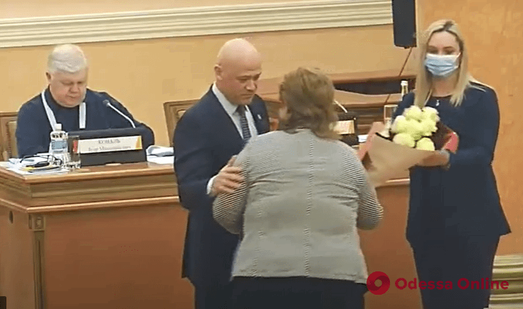 Мэр Одессы наградил «Знаком почета» главу департамента здравоохранения
