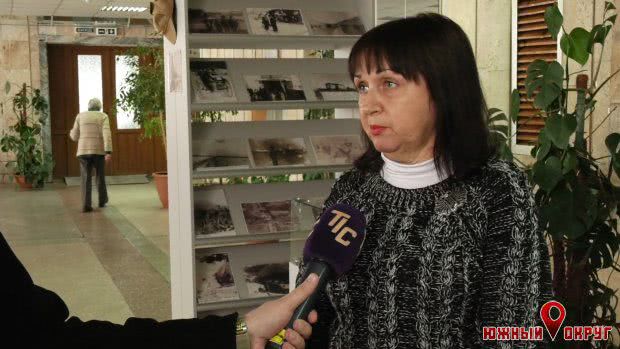 Наталья Черкашенко, ведущий хранитель фондов музея города Южного.