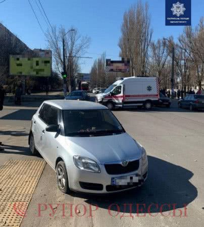 ДТП в Одессе: на регулируемом перекрестке не пропустили спецтранспорт