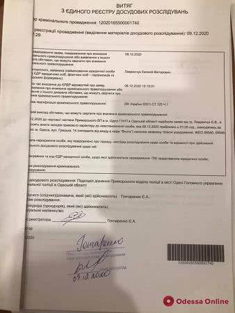 В Одесском оперном театре прокомментировали ситуацию с нападением на главного режиссера