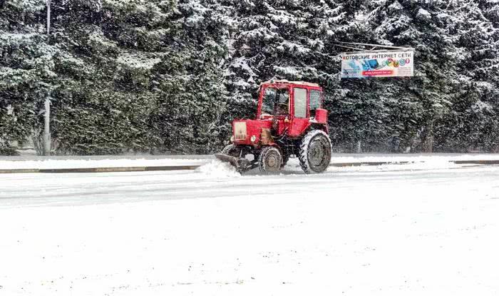В Одесскую область вернулась зима (фото)