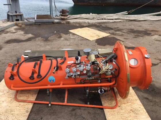 Водолазной школе ВМСУ в Одессе подарили барокамеру