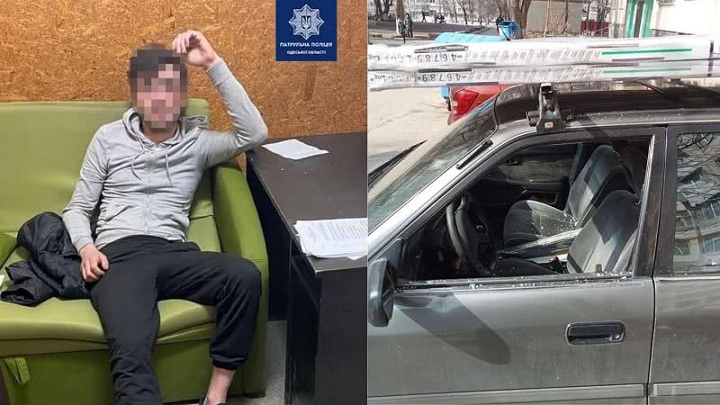 В Одесі водій скоїв ДТП, втік, а потім повернувся і розбив вікно чужої автівки – поліція