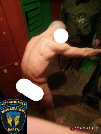 В Черноморске поймали голого «рецидивиста»