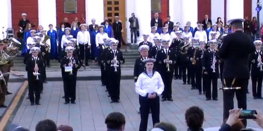 В Одессе начался фестиваль духовых оркестров (видео)