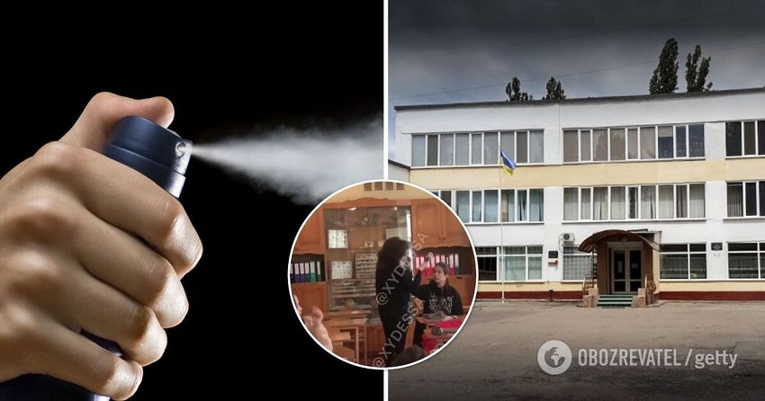 В Одессе школьник распылил газ в глаза учительнице: детали конфликта и что грозит ученику