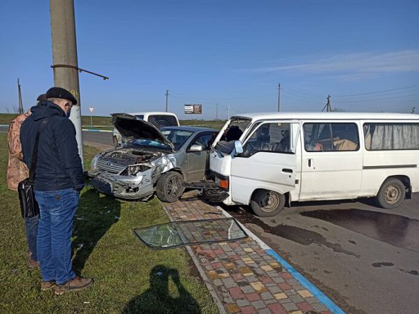 При въезде в Южный случилось дорожно-транспортное происшествие