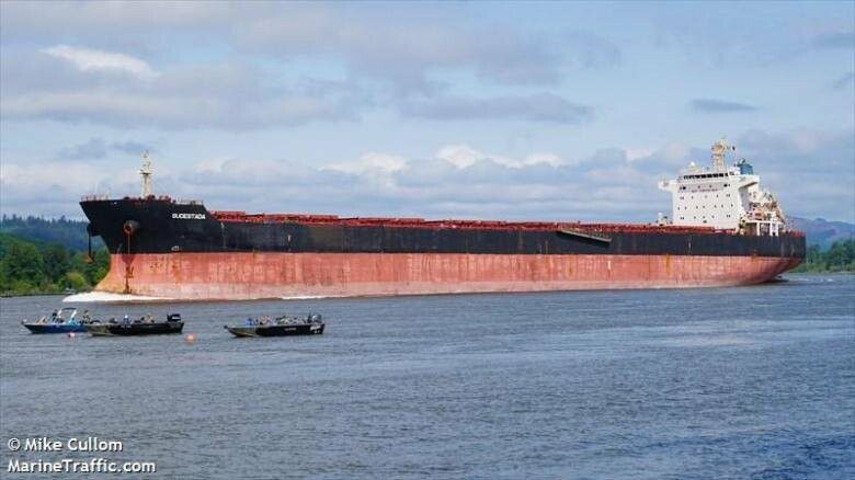 В порту Черноморск грузят шрот