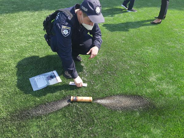 В Измаиле ночью пытались поджечь футбольное поле в спальном районе города