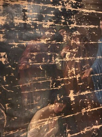 В Одесском художественном музее восстановили поврежденную картину “Христос и грешница”