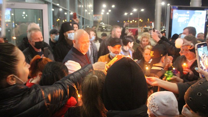 Геннадий Труханов после встречи Благодатного огня в Одессе: Бог даровал нам ещё один год