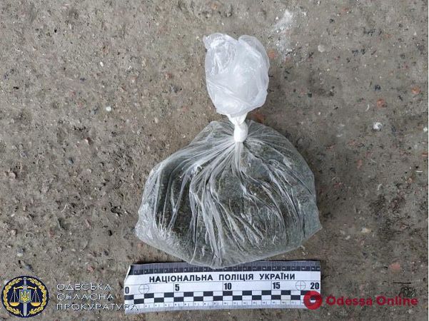 Пойманный с «травкой» житель Одесской области пытался откупиться от полиции