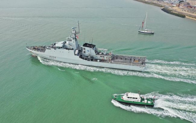 В Одессу направляется британский военный корабль Trent