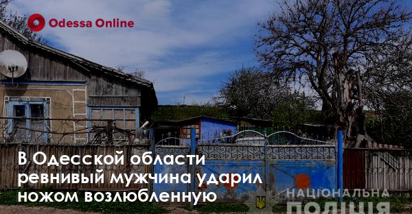 В Одесской области ревнивый мужчина ударил ножом возлюбленную