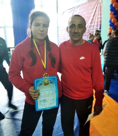 Чемпионка Украины по вольной борьбе среди кадетов спортсменка из Белгорода-Днестровского