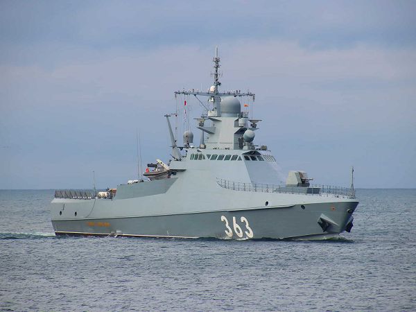 Возле Черноморска обнаружили российский патрульный корабль