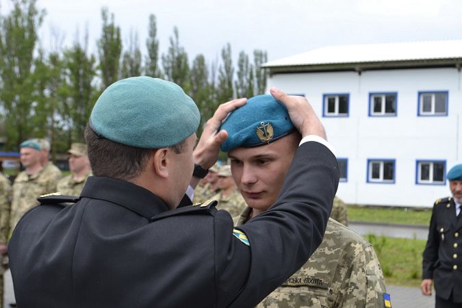 На Одещині понад 250 військових склали клятву морського піхотинця та отримали право носити штормові берети