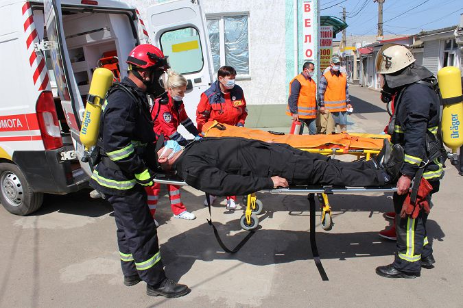 Учения по ликвидации последствий чрезвычайной ситуации провели в Белгороде-Днестровском