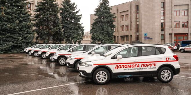 В Одесской области сельским амбулаториям передали 34 служебных авто