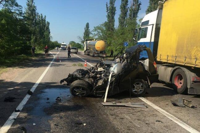 Ужасное ДТП на трассе Одесса-Николаев