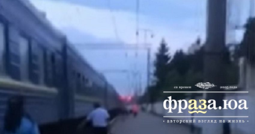 В Одесской области горел поезд