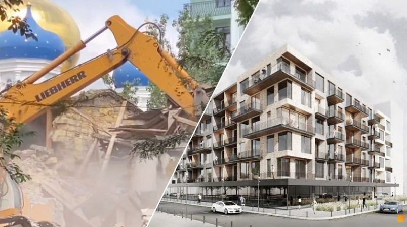 Руйнація історичної спадщини: у центрі Одеси знесли стару будівлю заради чергової новобудови