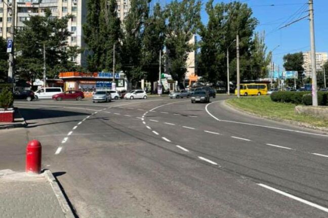 В Киевском районе Одессы реорганизовали движение транспорта