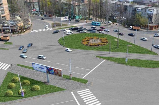 В Одессе, на площади Толбухина изменили схему движения