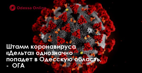 Штамм коронавируса «Дельта» однозначно попадет в Одесскую область, — ОГА
