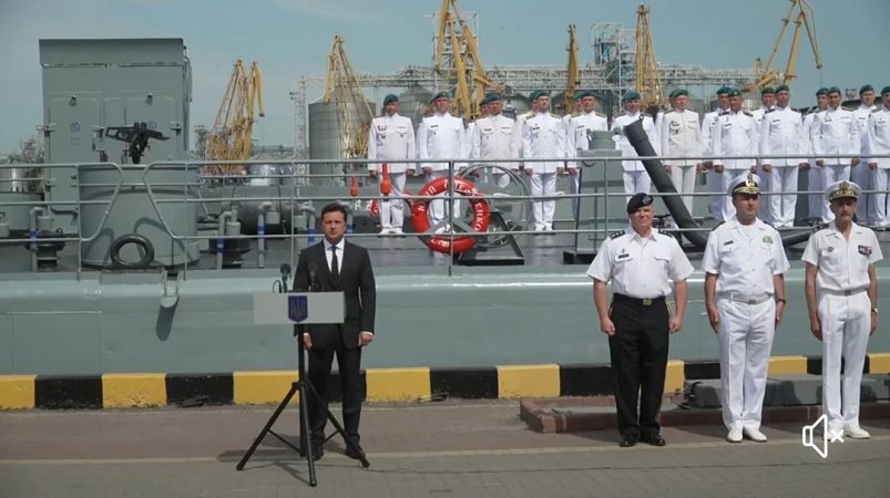 Зеленский приехал в Одессу по случаю Дня Военно-Морских сил ВСУ