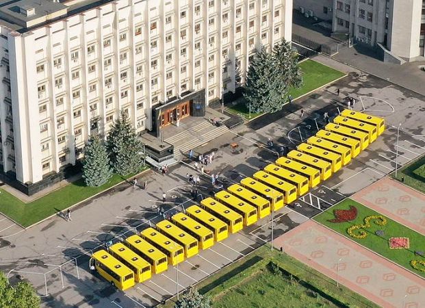 21 новый школьный автобус выедет на дороги Одесской области