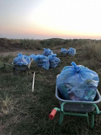 Активісти Еко-дачі в Чорноморську ліквідували стихійне звалище