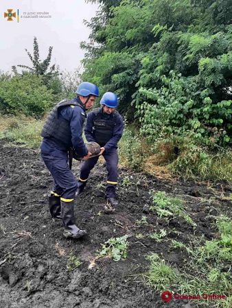 В Одесской области спасатели уничтожили авиабомбу времен Второй мировой