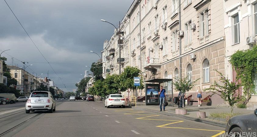 В центре Одессы появилась разметка для общественного транспорта
