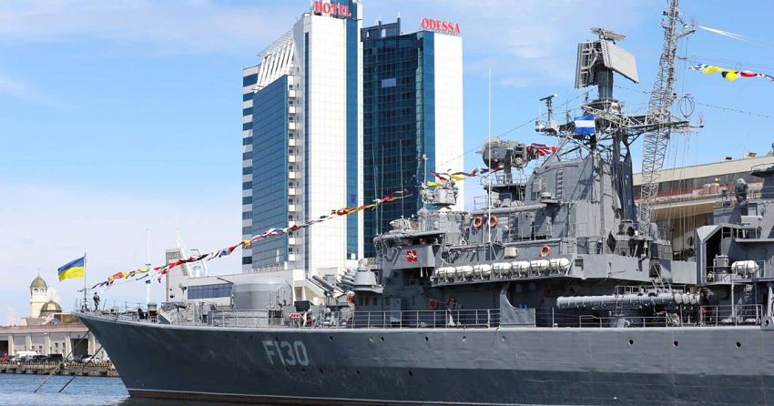 В Одессе прошла репетиция военно-морского парада ко Дню независимости Украины (видео)