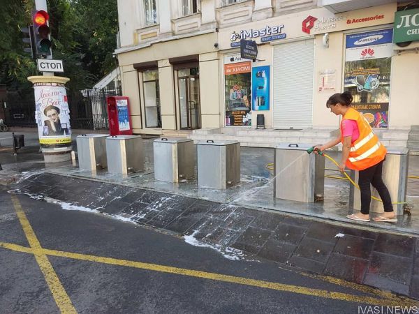 В субботу утром в Одессе опять прошла генеральная уборка