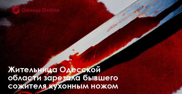 Жительница Одесской области зарезала бывшего сожителя кухонным ножом