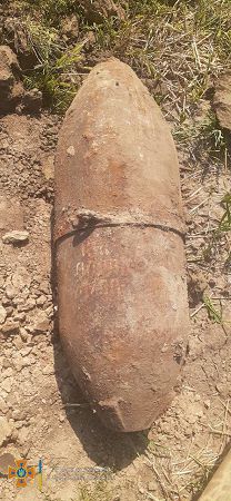 В Одесской области пиротехники обнаружили 100-килограмовую авиабомбу (фото)