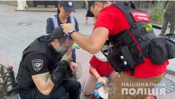 Многие получили легкие телесные повреждения