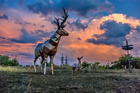 В Одесской области появились удивительные скульптуры