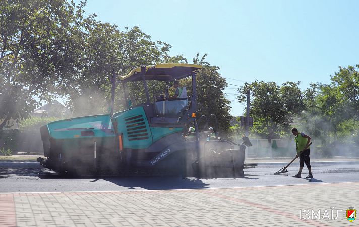 В Измаиле из-за капремонта дороги временно ограничено движение транспорта на выезде в сторону Одессы