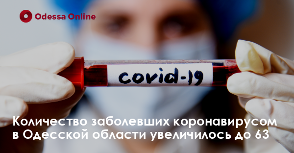 208 за сутки: Одесская область на третьем месте по количеству новых заболевших COVID-19