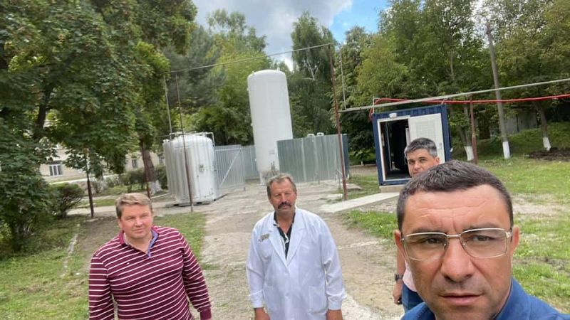 В Подольске в рамках областной программы «Здоров’я Одещини на 2021 — 2023 роки» установили кислородную станцию