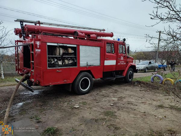 В Шабо спасатели ликвидировали пожар