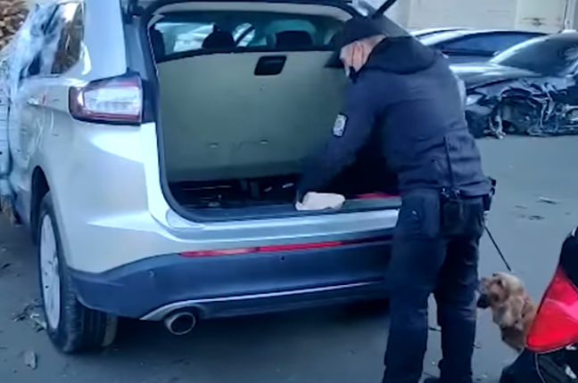На автохабе в Одесском порту пограничники снова обезоружили «американца»