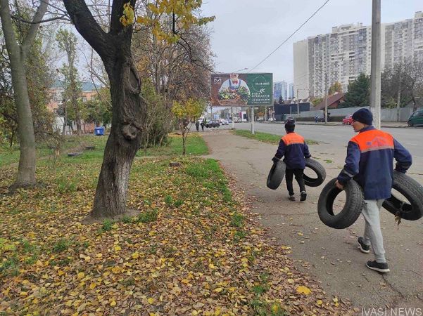 В Одессе предлагают не использовать старые шины для благоустройства общественных мест