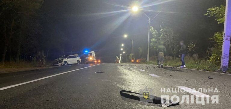 За вечер на дорогах Одесчины произошло два смертельных ДТП
