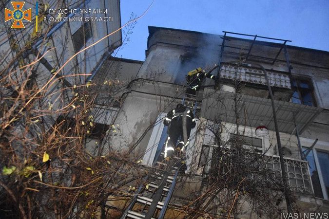 На Малой Арнаутской в пожаре погиб мужчина