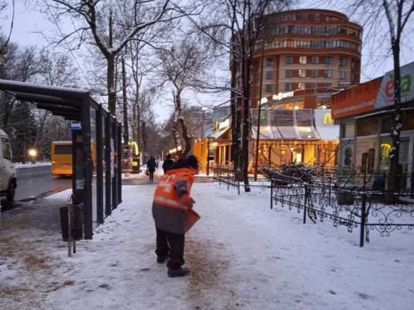 Одесских предпринимателей будут штрафовать за неубранный снег