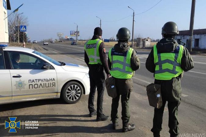 В ходе учений СБУ изымает оружие и автомобили в Одесской области